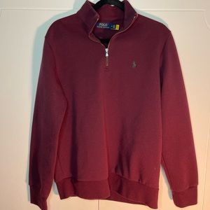 Mens Medium Polo Quarter Zip